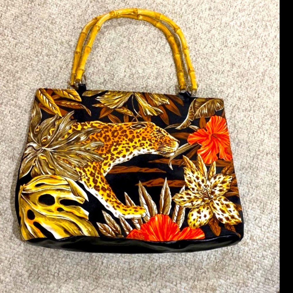 Diane Gilman! Vintage Cheetah!,Large Tote Bag - Picture 1 of 8